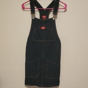 Dickies Dark Denim Overall Dress